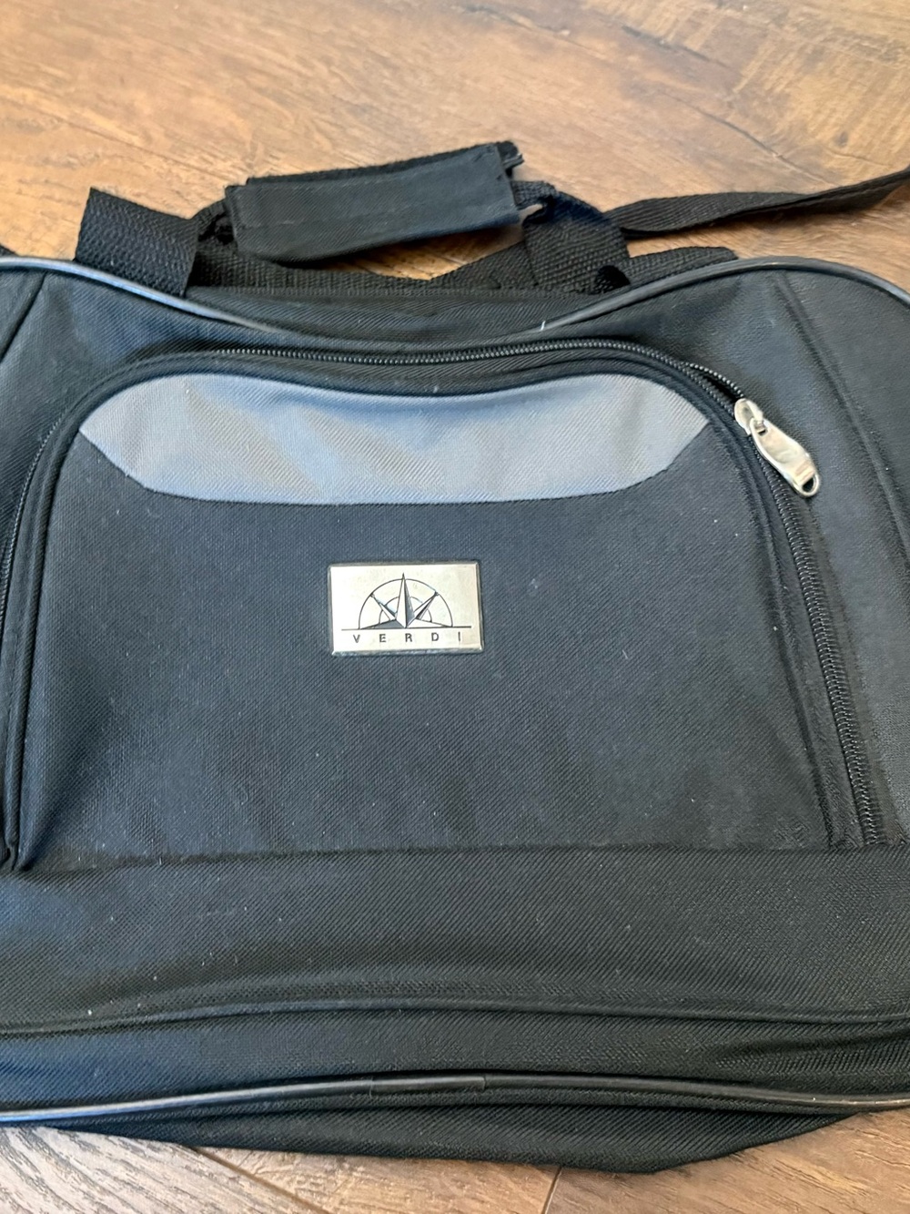 Verdi Black Travel Duffel Bag for Men